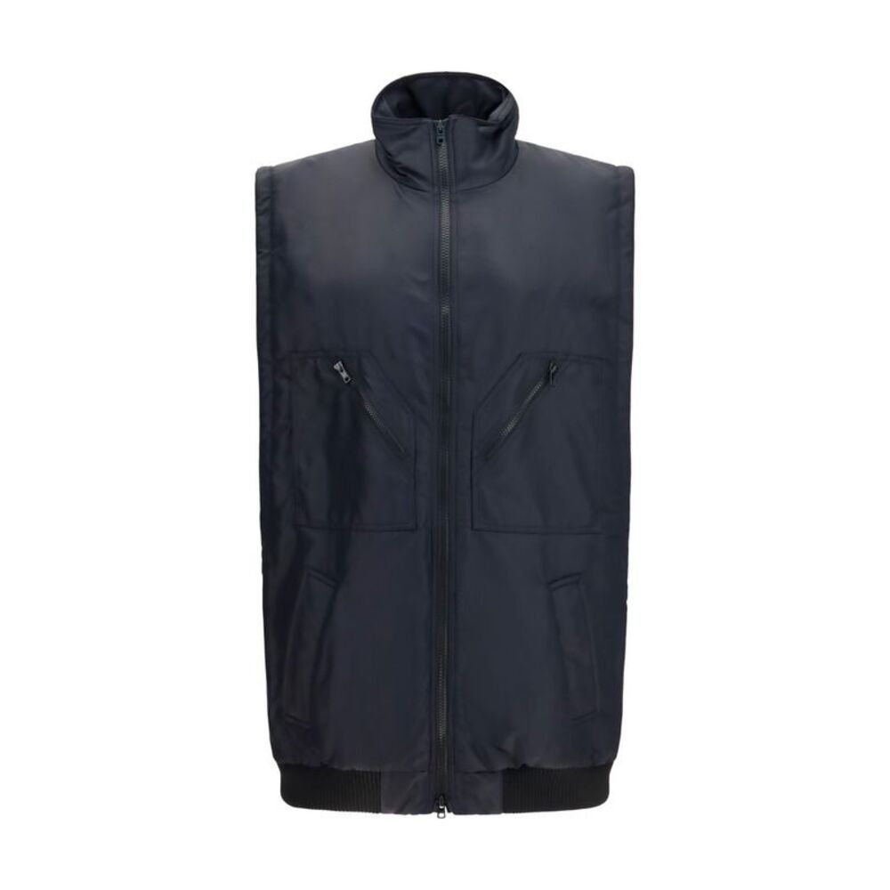 MM6 Black Polyamide Sleeveless Women's Jacket